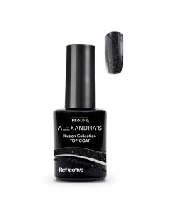 Top Coat ημιμόνιμου βερνικιού ALEXANDRA`S PROLINE Illusion Collection Top Coat Reflective 14ml