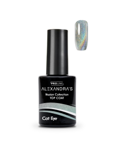 Top Coat ημιμόνιμου βερνικιού ALEXANDRA`S PROLINE Illusion Collection Top Coat Cat Eye 14ml