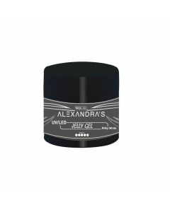 UV/LED gel ALEXANDRA'S PROLINE Jelly gel Collection Milky White 50g