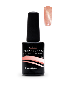 Ημιμόνιμο βερνίκι ALEXANDRA`S PROLINE Limited Edition Soft Blossom Cat Eye Collection Pink Illusion #1