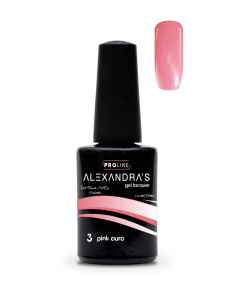Ημιμόνιμο βερνίκι ALEXANDRA`S PROLINE Limited Edition Soft Blossom Cat Eye Collection Pink Aura #3