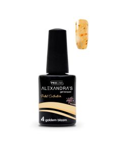 Ημιμόνιμο βερνίκι ALEXANDRA'S PROLINE Petal Collection Golden Bloom #4