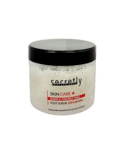 Απολεπιστικό scrub ποδιών SECRETLY PROFESSIONAL Foot Scrub Exfoliation Sugar Coconut shell Skin Care+ 350ml