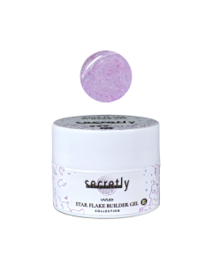 UV/LED gel SECRETLY PROFESSIONAL STAR FLAKE BUILDER GEL Collection #1