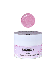 UV/LED gel SECRETLY PROFESSIONAL STAR FLAKE BUILDER GEL Collection #2