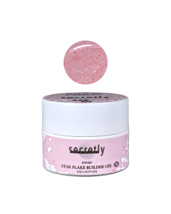 UV/LED gel SECRETLY PROFESSIONAL STAR FLAKE BUILDER GEL Collection #5