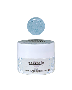 UV/LED gel SECRETLY PROFESSIONAL STAR FLAKE BUILDER GEL Collection #8