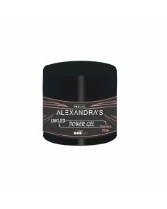 UV/LED gel ALEXANDRA'S PROLINE Power gel Collection Sparkle Pink 50g