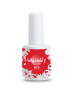 Βάση ημιμόνιμου βερνικιού SECRETLY PROFESSIONAL Rubber base RED 15ml