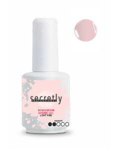 UV/LED gel SECRETLY PROFESSIONAL Revolution Hybrid Gel Light Pink 15ml