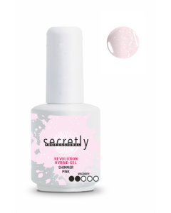 UV/LED gel SECRETLY PROFESSIONAL Revolution Hybrid Gel Shimmer Pink 15ml