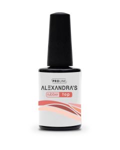 Top coat ημιμόνιμου βερνικιού ALEXANDRA`S PROLINE Rubber Top 14 ml