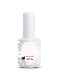 Βάση ημιμόνιμου βερνικιού SECRETLY PROFESSIONAL Rubber Base Gel French Collection #11 15ml