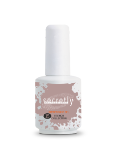 Βάση ημιμόνιμου βερνικιού SECRETLY PROFESSIONAL Rubber Base Gel French Collection #15 15ml