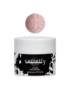 UV/LED gel SECRETLY PROFESSIONAL BUILDER GEL Shimmer Peach 50g