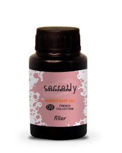 Βάση ημιμόνιμου βερνικιού SECRETLY PROFESSIONAL Rubber base gel filler French Collection #9 50ml