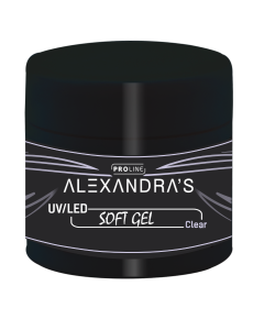 UV/LED gel ALEXANDRA'S PROLINE Soft gel Collection Clear 50g