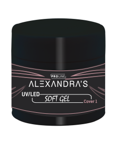 UV/LED gel ALEXANDRA'S PROLINE Soft gel Collection Cover 1 50g