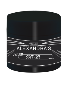 UV/LED gel ALEXANDRA'S PROLINE Soft gel Collection White 50g