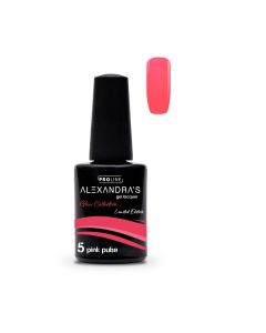 Ημιμόνιμο βερνίκι ALEXANDRA'S PROLINE Limited Edition Glow Collection #5 Pink Pulse
