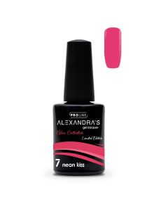 Ημιμόνιμο βερνίκι ALEXANDRA'S PROLINE Limited Edition Glow Collection #7 Neon Kiss