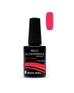 Ημιμόνιμο βερνίκι ALEXANDRA'S PROLINE Limited Edition Glow Collection #8 Electric Cherry