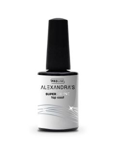 Top coat ημιμόνιμου βερνικιού ALEXANDRA`S Super shine top coat 14 ml