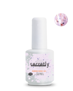 Βάση ημιμόνιμου βερνικιού SECRETLY PROFESSIONAL Rubber base Twinkle Collection 5 15ml