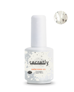 Βάση ημιμόνιμου βερνικιού SECRETLY PROFESSIONAL Rubber base Twinkle Collection 7 15ml