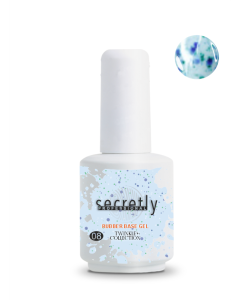 Βάση ημιμόνιμου βερνικιού SECRETLY PROFESSIONAL Rubber base Twinkle Collection 8 15ml