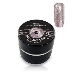 Gel painting ALEXANDRA`S PROLINE Brilliant Gel #8