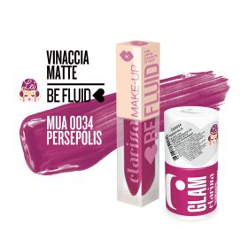 Κραγιόν Clarissa BE FLUID LIP COLOR Nude Collection PERSEPOLIS-GRAPE MATTE 4ml