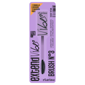 Βουρτσάκι για μάσκαρα Clarissa VIBES MASCARA BRUSH PURPLE N. 3