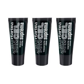 UV/LED Acrygel Clarissa SUPREMA Gel Kit Σετ 3x30 g