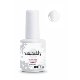 UV/LED gel SECRETLY PROFESSIONAL Revolution Hybrid Gel Shimmer Milkshake 15ml