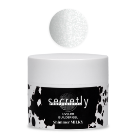 UV/LED gel SECRETLY PROFESSIONAL BUILDER GEL Shimmer Milky 50g