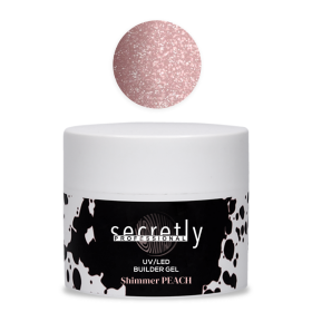 UV/LED gel SECRETLY PROFESSIONAL BUILDER GEL Shimmer Peach 50g