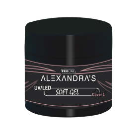 UV/LED gel ALEXANDRA'S PROLINE Soft gel Collection Cover 1 50g
