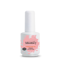 Βάση ημιμόνιμου βερνικιού SECRETLY PROFESSIONAL Rubber Base Gel French Collection #9 15ml