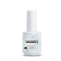 Βάση ημιμόνιμου βερνικιού SECRETLY PROFESSIONAL Rubber base Twinkle Collection 18 15ml