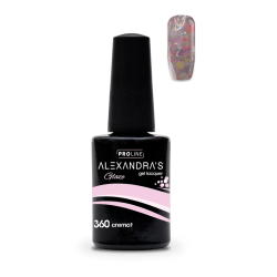 Ημιμόνιμο βερνίκι ALEXANDRA'S PROLINE Glaze Collection Cremat #360