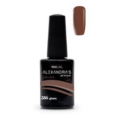 Ημιμόνιμο βερνίκι ALEXANDRA'S PROLINE Chocolate Collection Ghana #386
