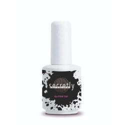 Top coat ημιμόνιμου βερνικιού SECRETLY PROFESSIONAL Glitter top coat 15ml