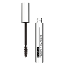 Αδιάβροχη μάσκαρα Double Trouble SANE Black 13.9ml