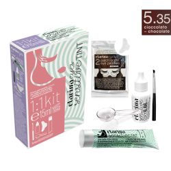 Σετ για βάψιμο των βλεφαρίδων και φρυδιών CLARISSA KIT Chocolate