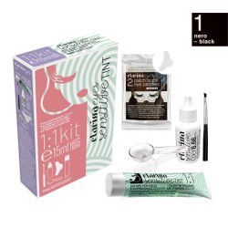 Σετ για βάψιμο των βλεφαρίδων και φρυδιών CLARISSA KIT Black