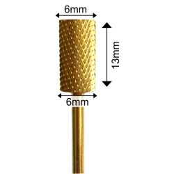 Μεταλλική φρέζα χρυσή EC 204 Gold