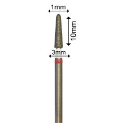 Διαμαντόφρεζα EC BIT012 κόκκινη