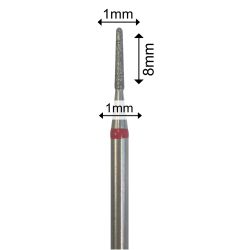 Διαμαντόφρεζα EC BIT013 κόκκινη