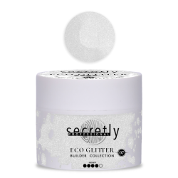 UV/LED gel SECRETLY PROFESSIONAL ECO GLITTER BUILDER GEL Collection #7